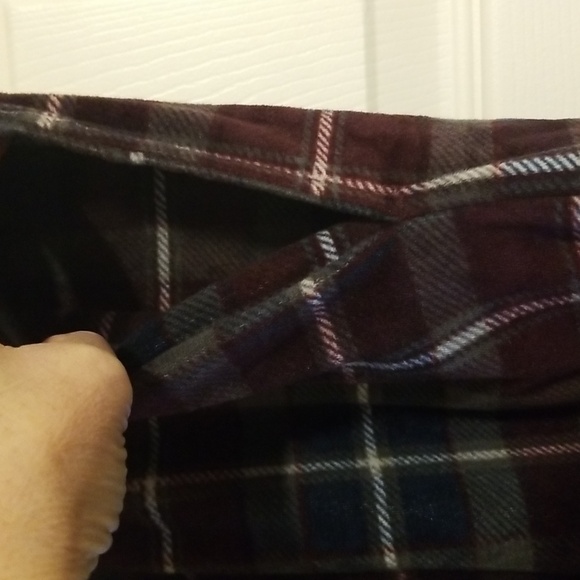 Eddie Baur Small Pajama Sleep Pants Plaid Fleece Soft Silky Mesh - Picture 11 of 15